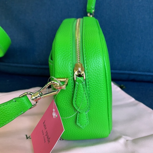 Kate Spade Astrid Oval Crossbody Leather Bag Peach Melba - Picture 4 of 16